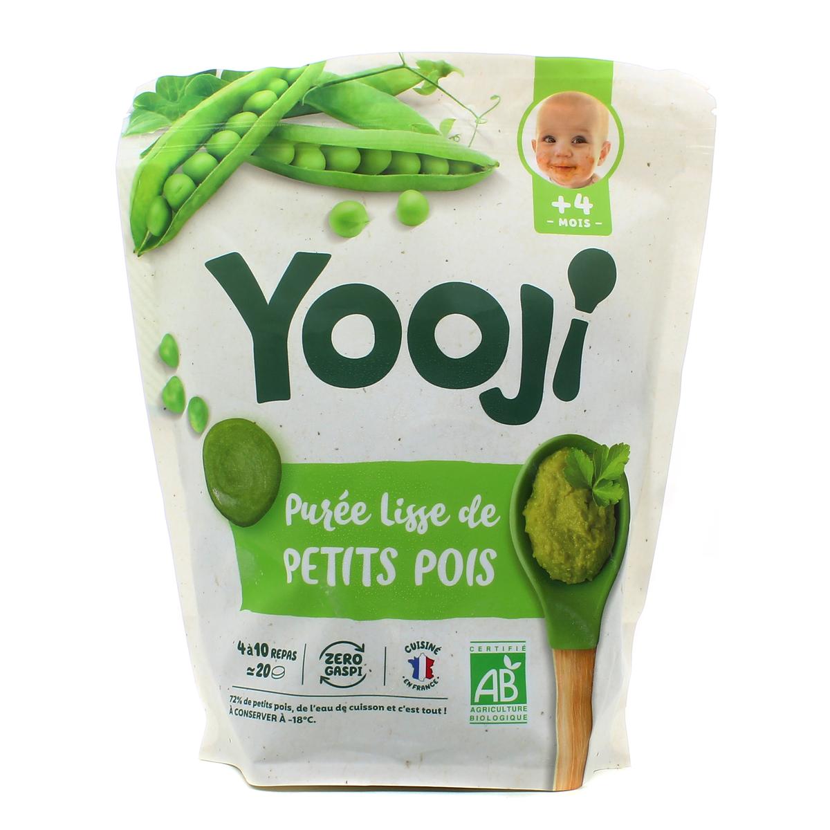 3760234501274 - Yooji - Purée de petits pois Bio dès 4 mois
