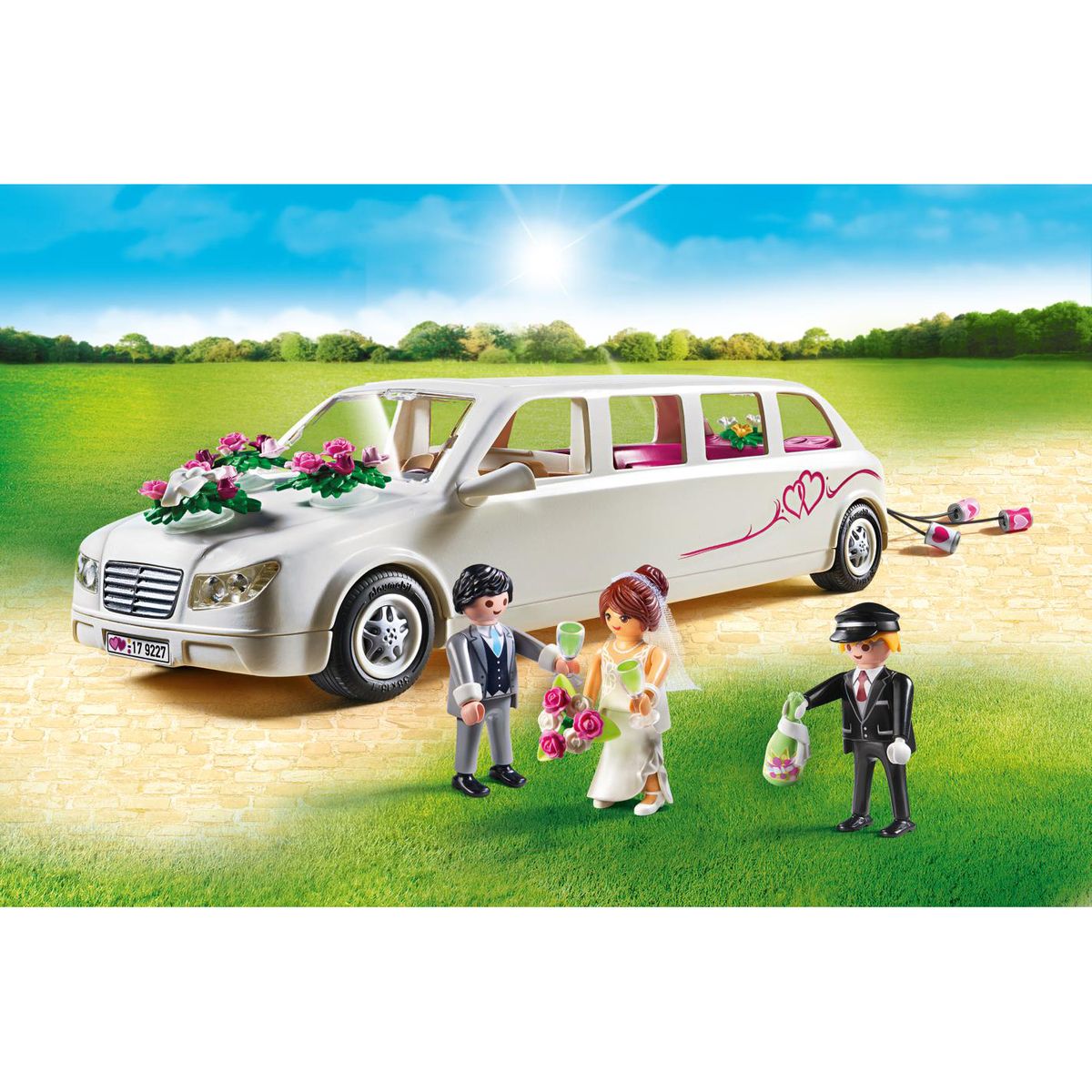 4008789092274 - PLAYMOBIL® City Life - Limousine avec couple de mariés