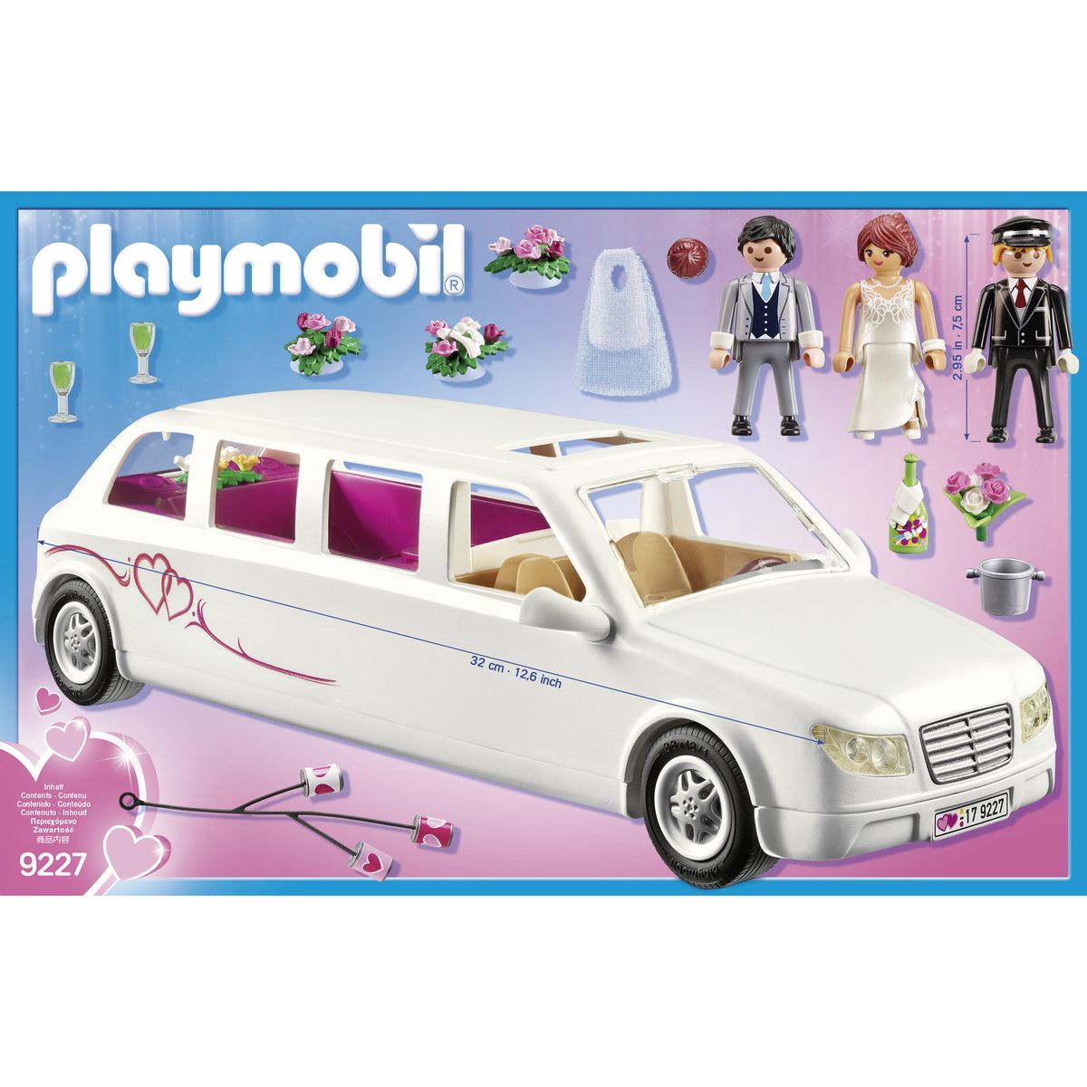 4008789092274 - PLAYMOBIL® City Life - Limousine avec couple de mariés