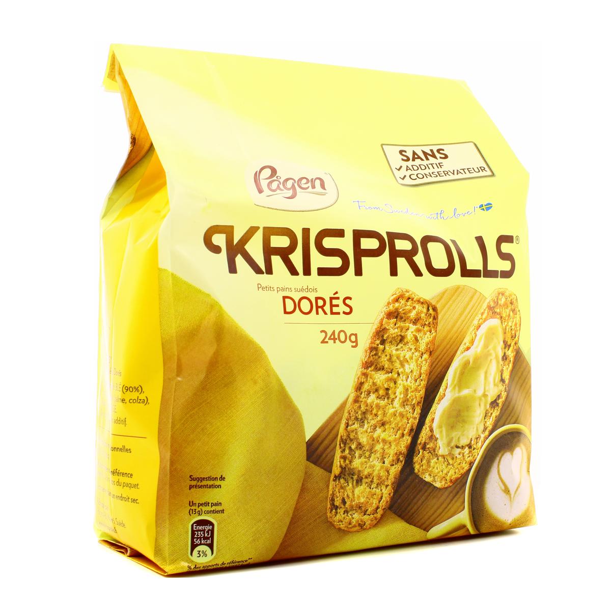 Livraison à domicile Krisprolls Petits pains suédois dorés, 240g
