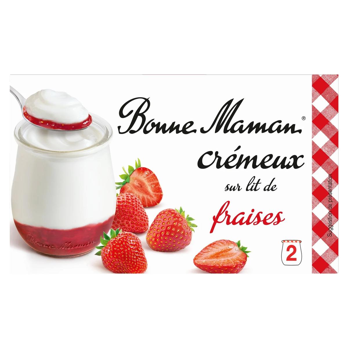 3608580183174 - Bonne Maman - Crémeux sur lit de fraises