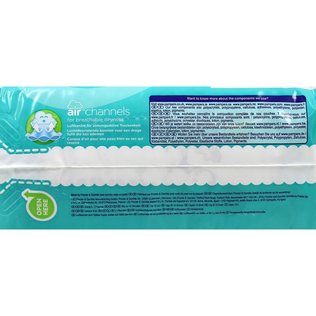 4015400834274 - Pampers Babydry - Couches T5 11/16kg - Format Géant junior