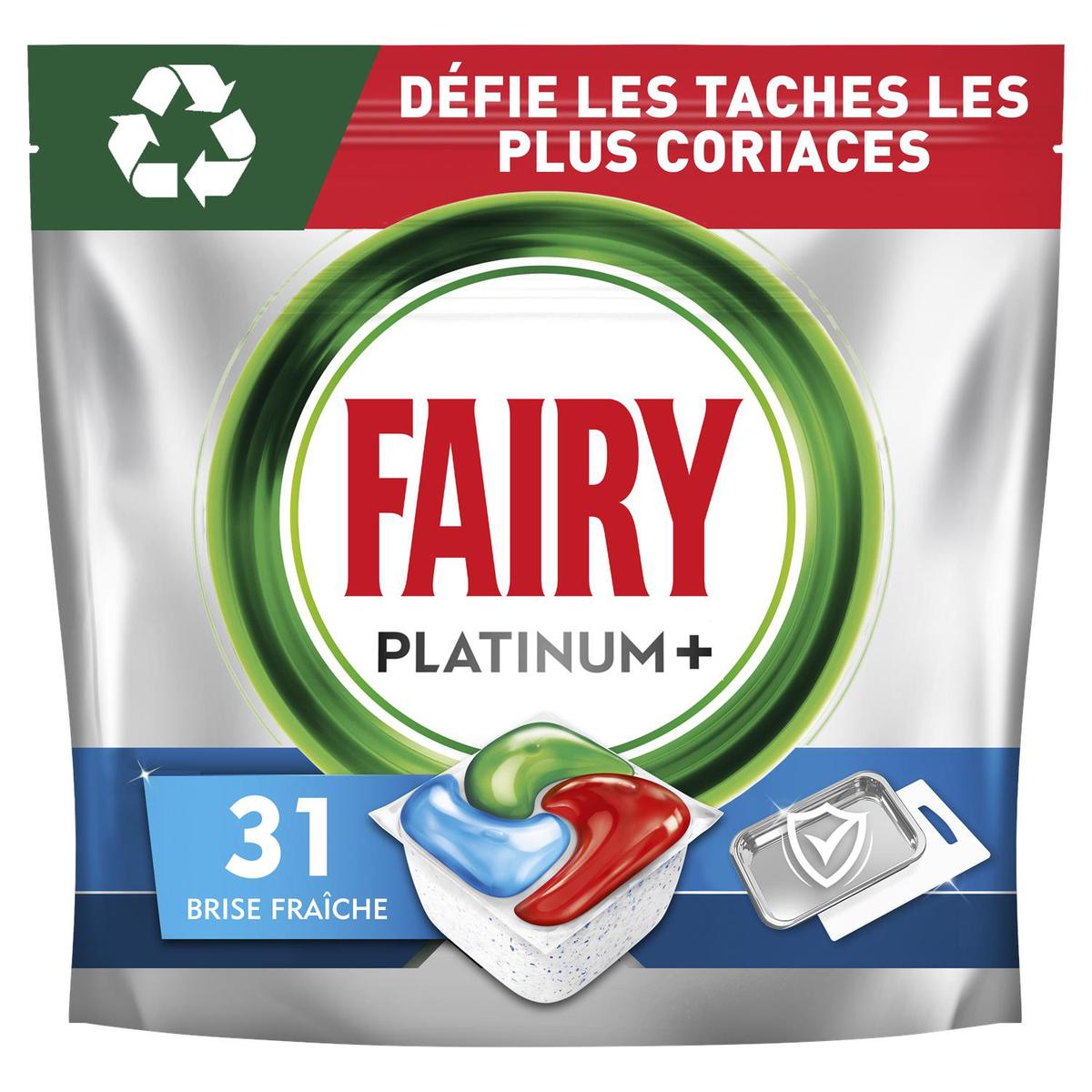 FAIRY Fairy original tablettes lave-vaisselle all in one regular, 33  capsules 
