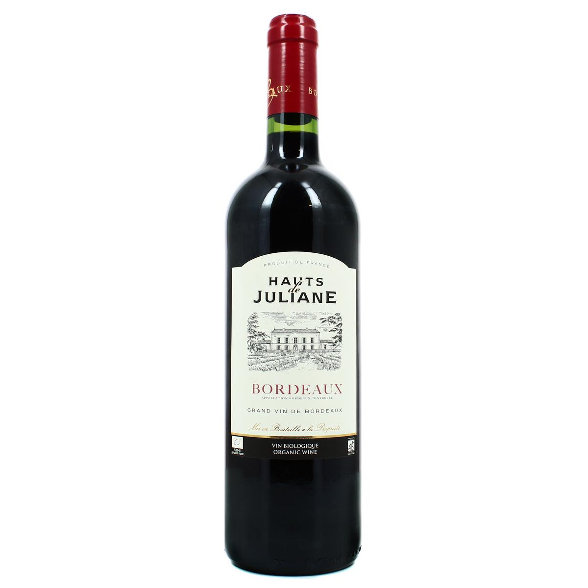 3496631335074 - Bordeaux rouge AOC - Les Hauts de Julianne Bio