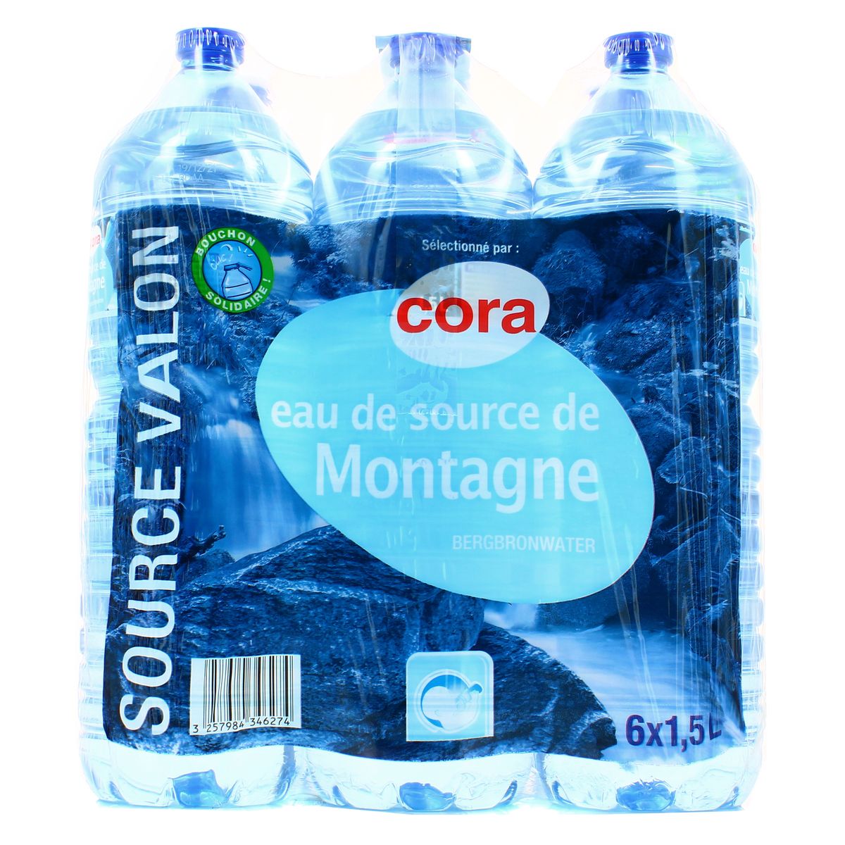 3257984346274 - Cora - Eau de source de montagne