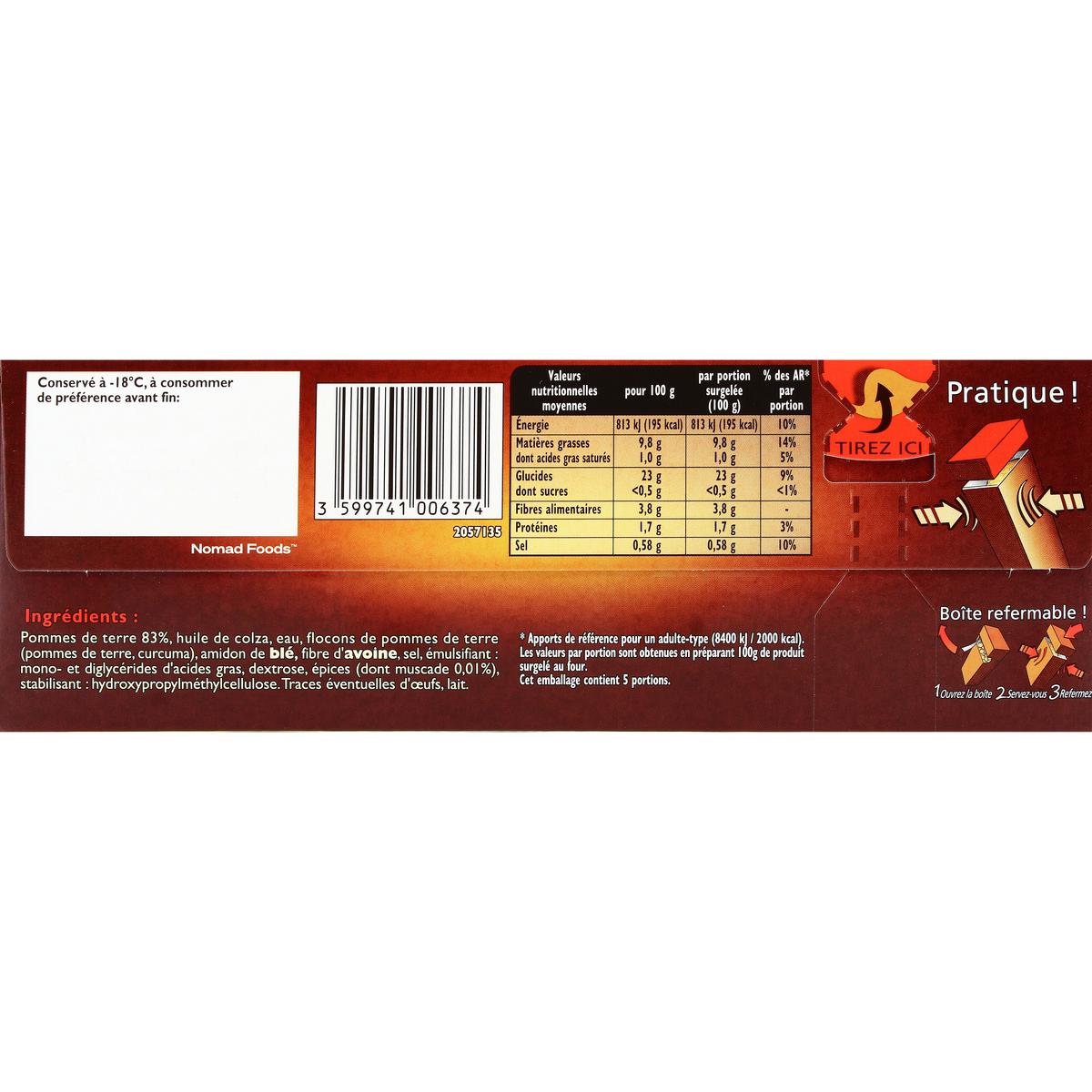 3599741006374 - Findus - Pommes Noisette