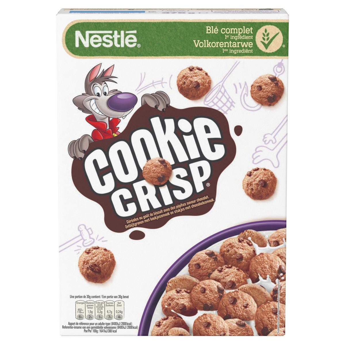 Livraison à domicile Nestlé Cookies crisp, céréales complètes, 375g
