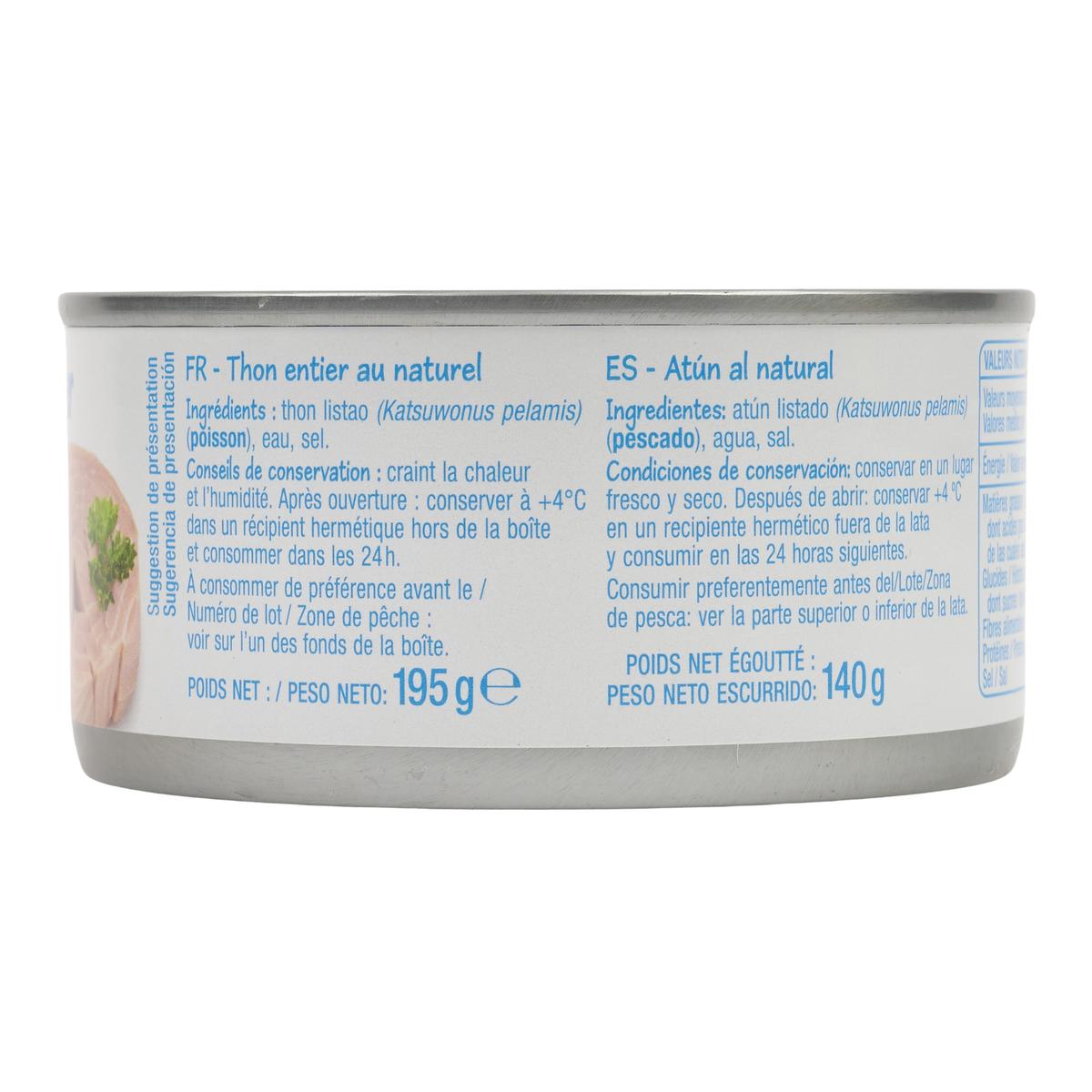 3596710537174 - Pouce - Thon entier au naturel