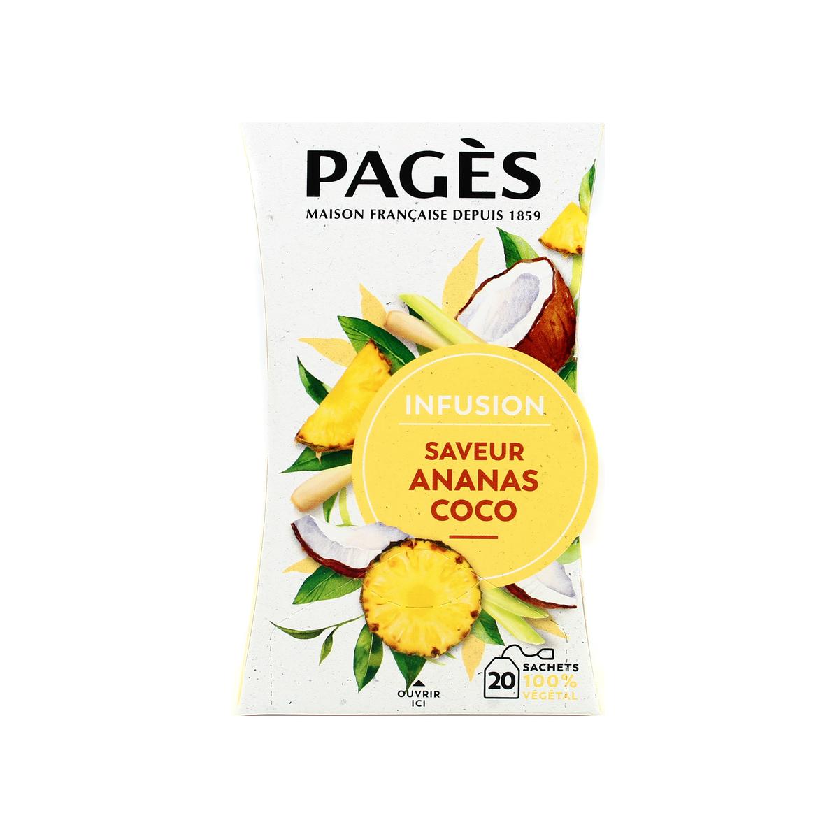 3398984507774 - Pagès - Infusion Ananas Coco