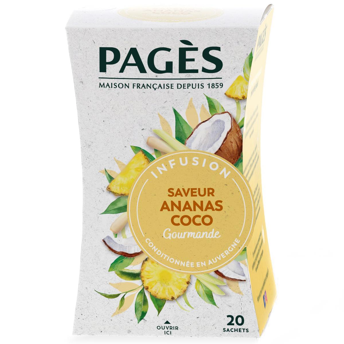 3398984507774 - Pagès - Infusion Ananas Coco