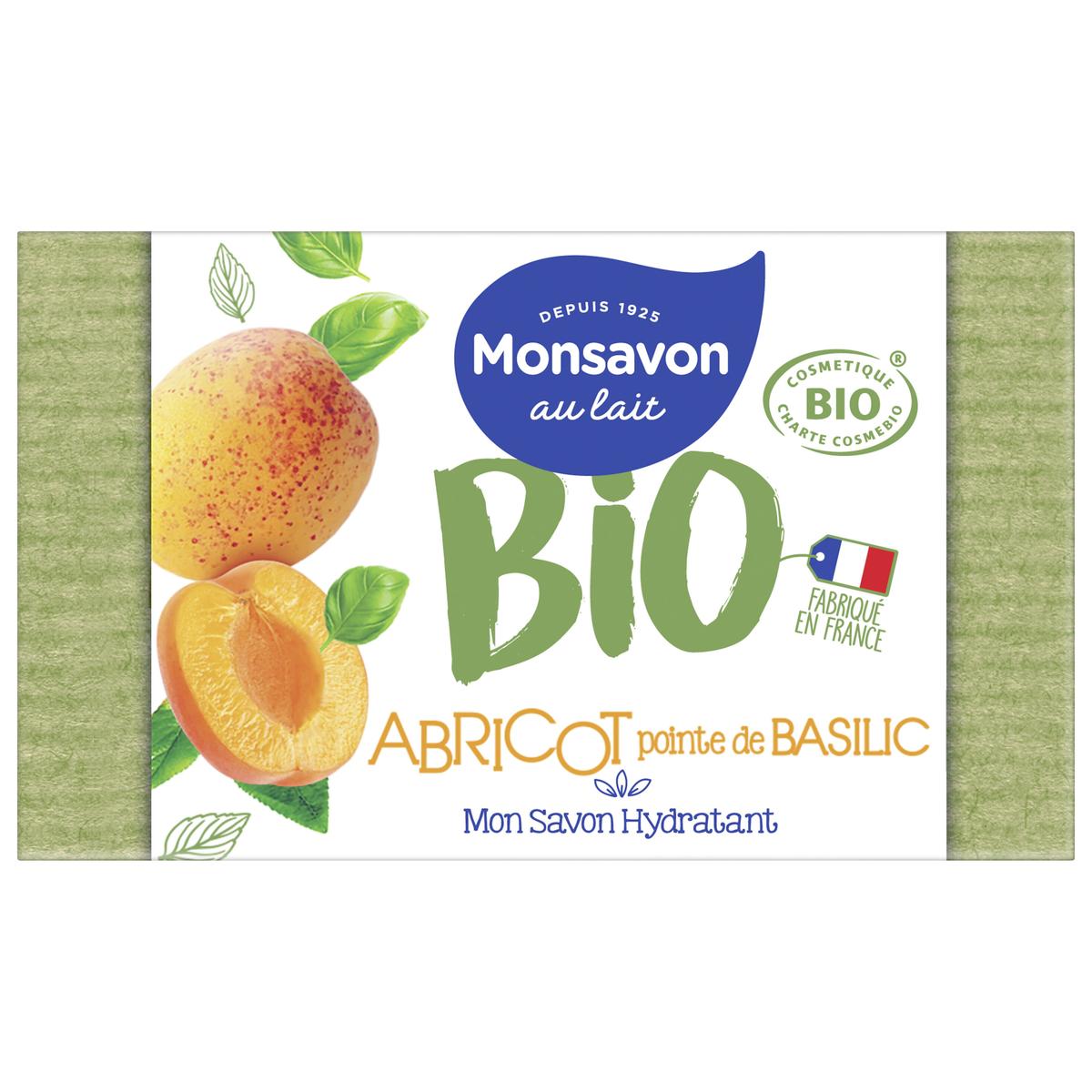 8717163748374 - Monsavon - Savon Abricot & Basilic Bio