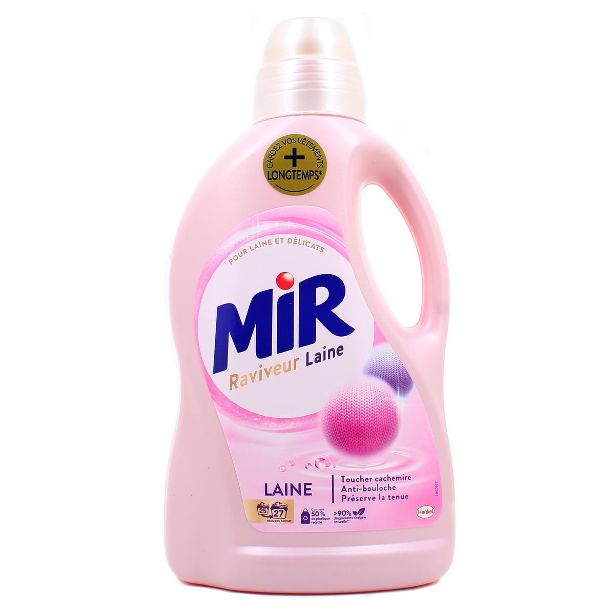 Achat Promotion Mir Lessive liquide Raviveur Laine 27 lavages, 1,485L