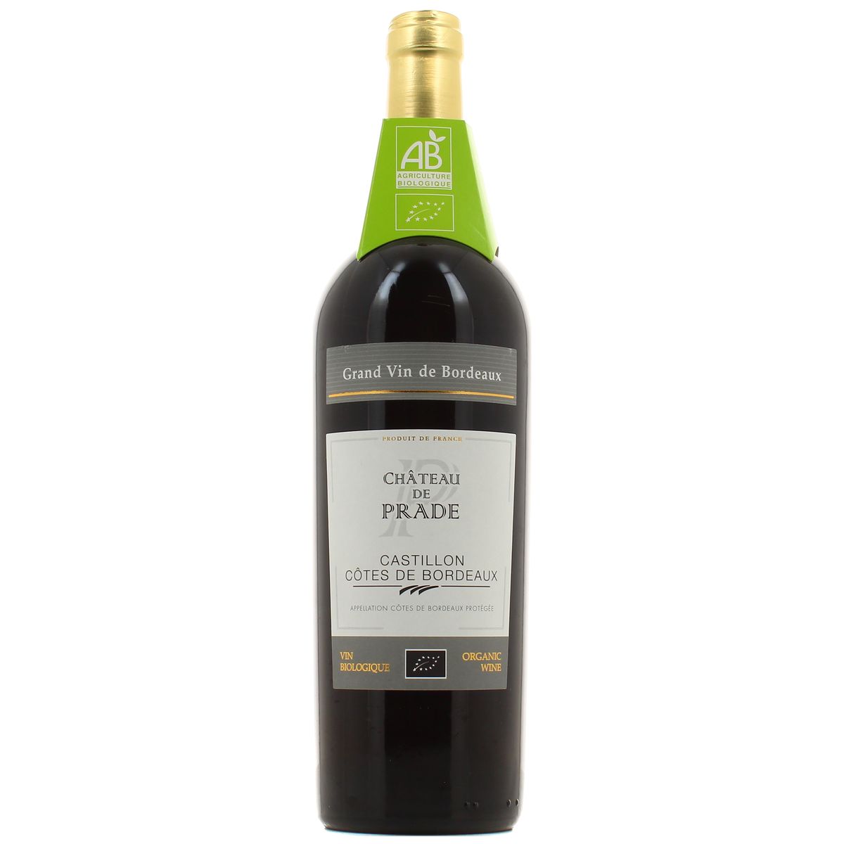 3380330001975 - Castillon Cotes de Bordeaux AOP - Château de Prade BIO