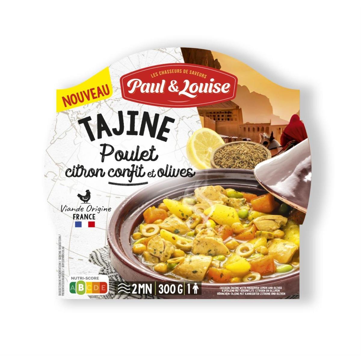 3379670023075 - Paul & Louise - Tajine Poulet citron confit et olives