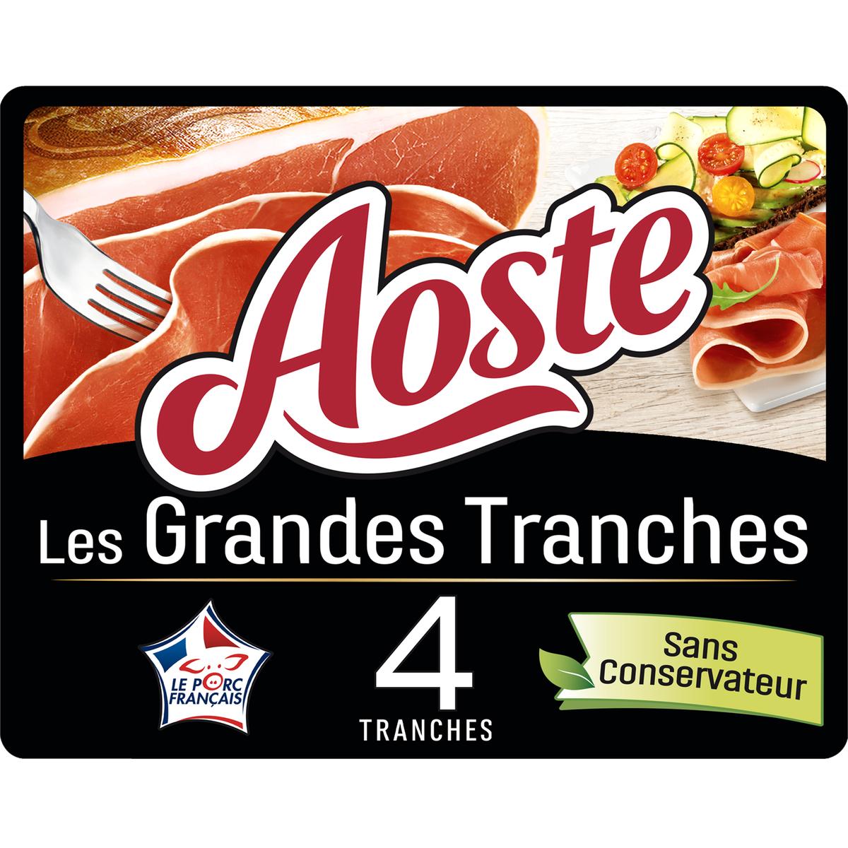 3449865293375 - Aoste - Jambon Cru, Les Grandes Tranches