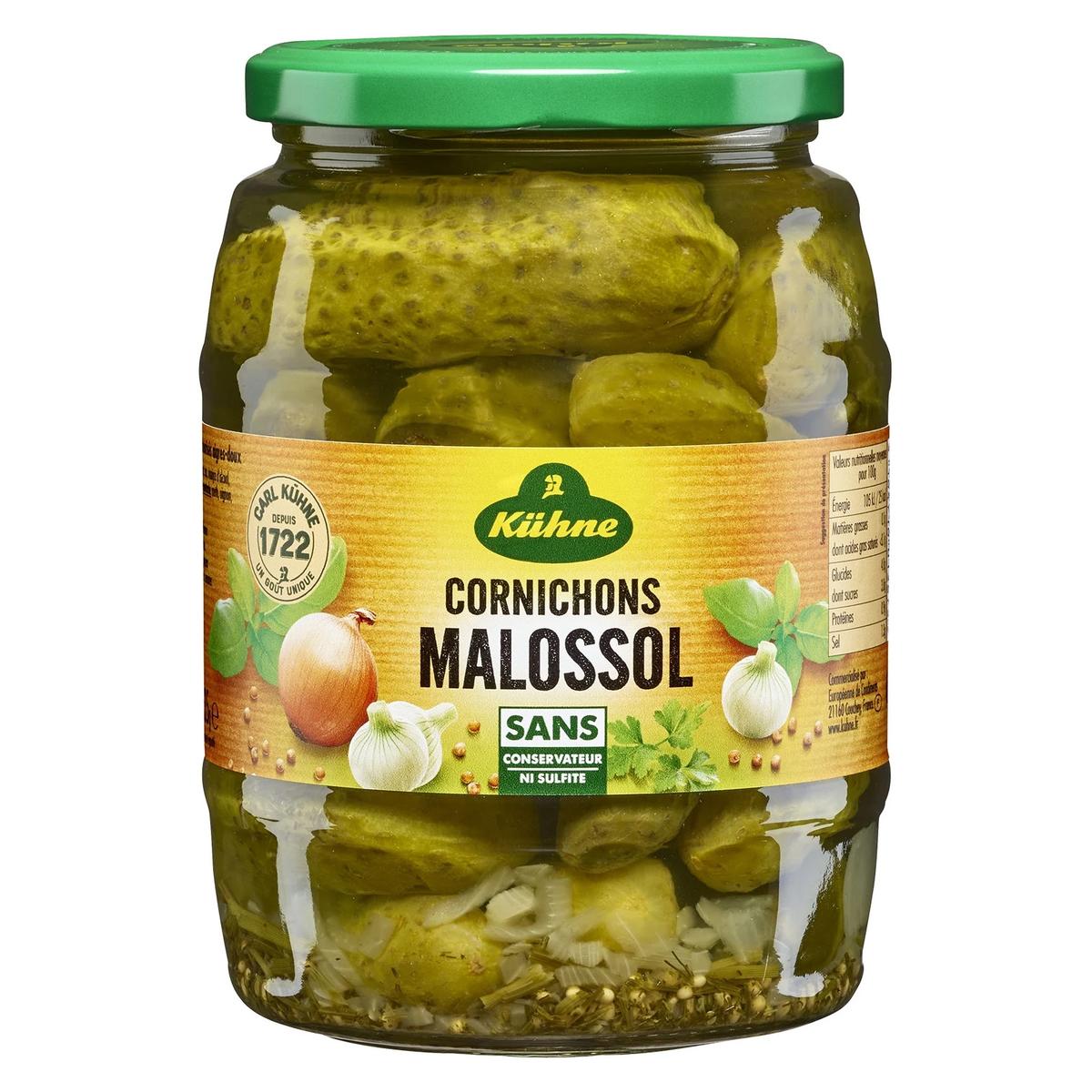 3104710013675 - Kühne - Cornichons Malossol à la Russe