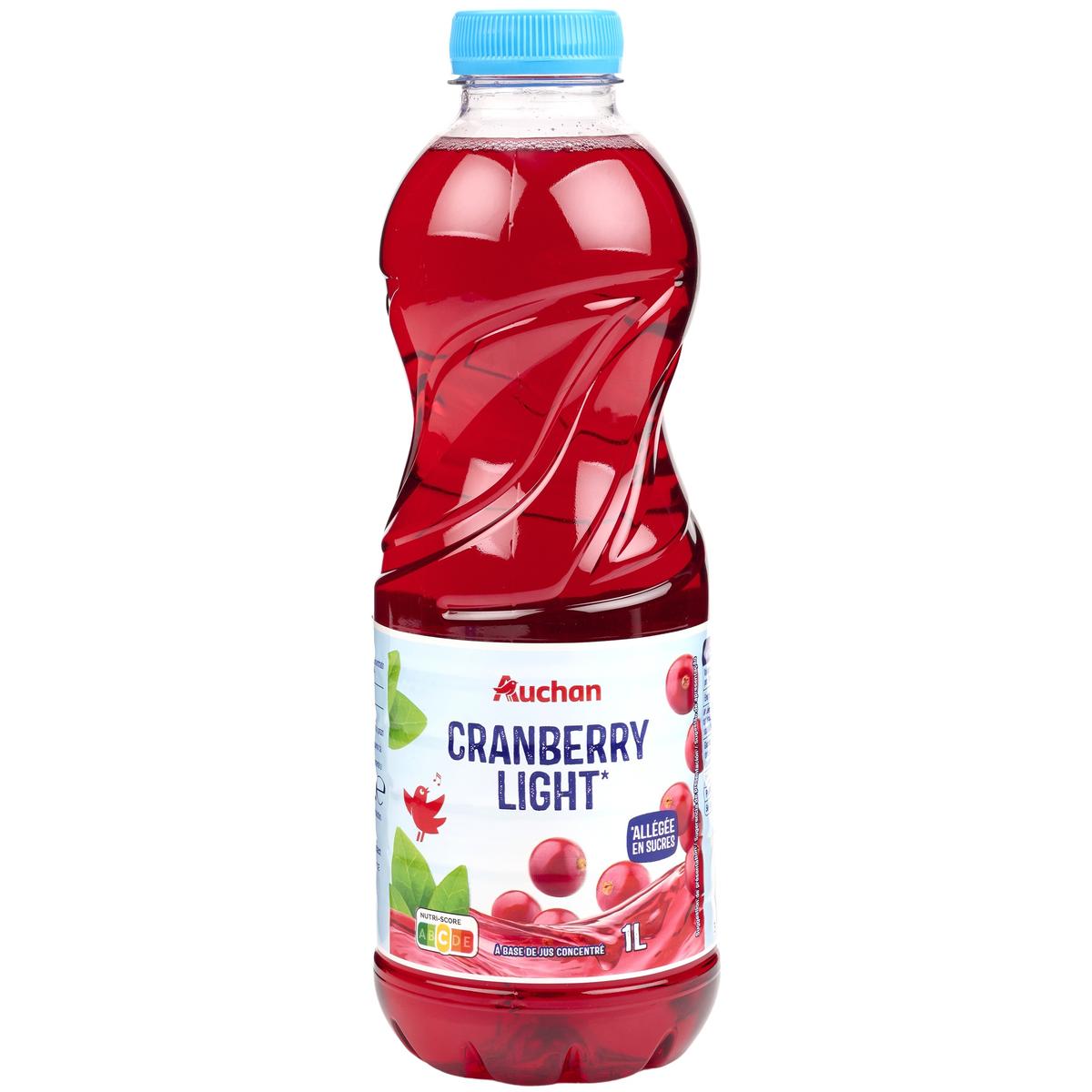 3596710355075 - Auchan - Boisson au jus de cranberry light