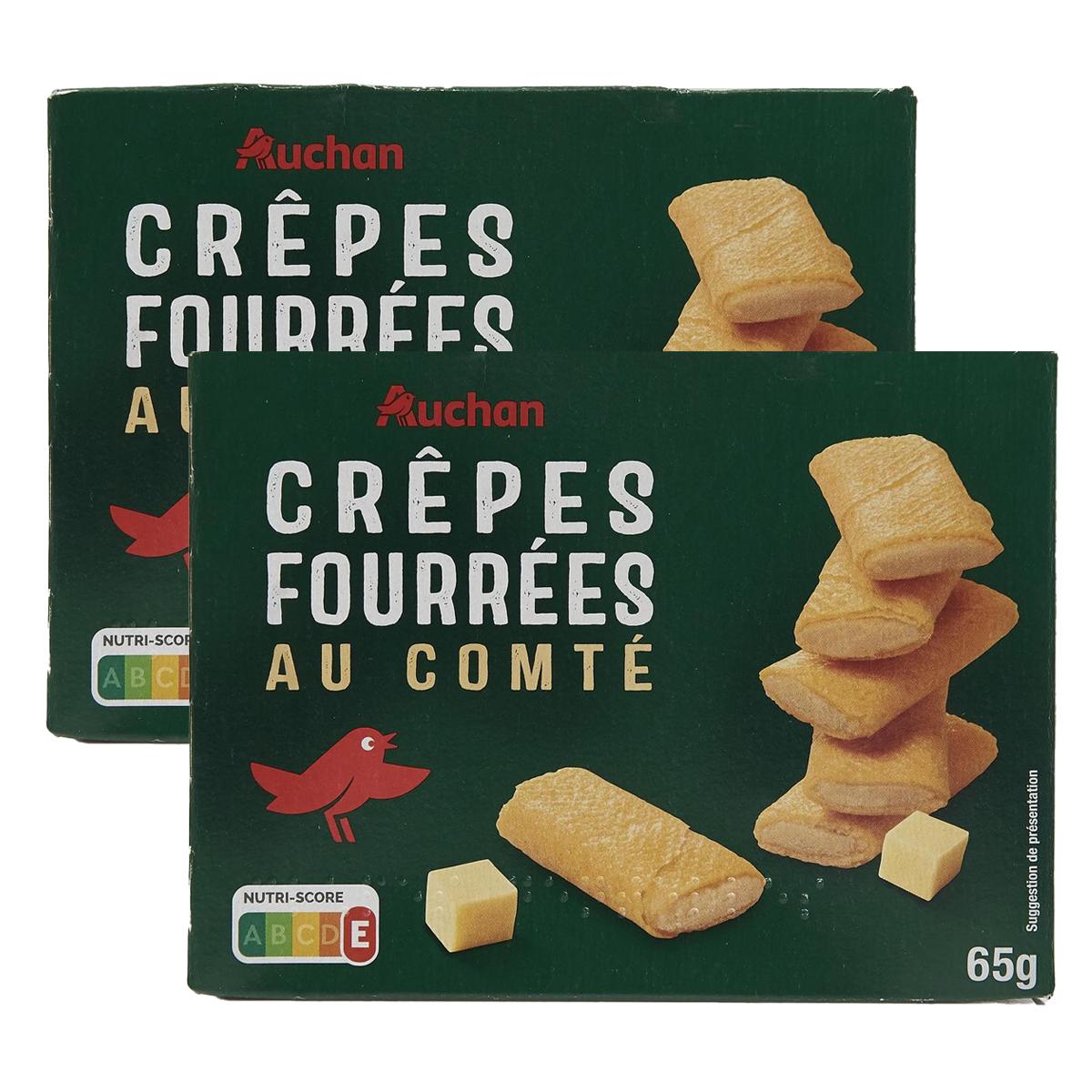 2050000408175 - Auchan - Crêpes apéritif fourrées au comté