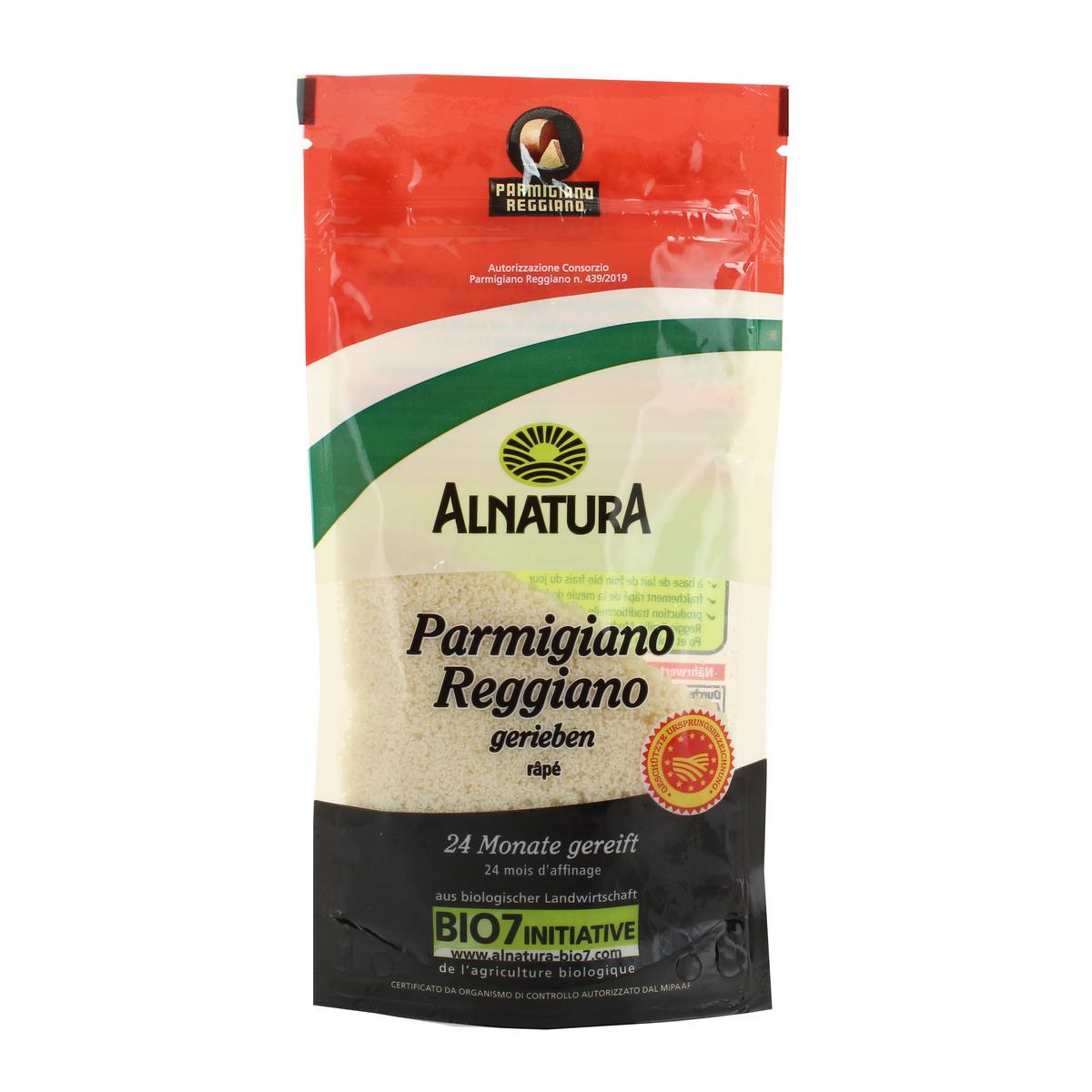 Livraison à domicile Alnatura Parmigiano Reggiano Râpé Bio, 40g