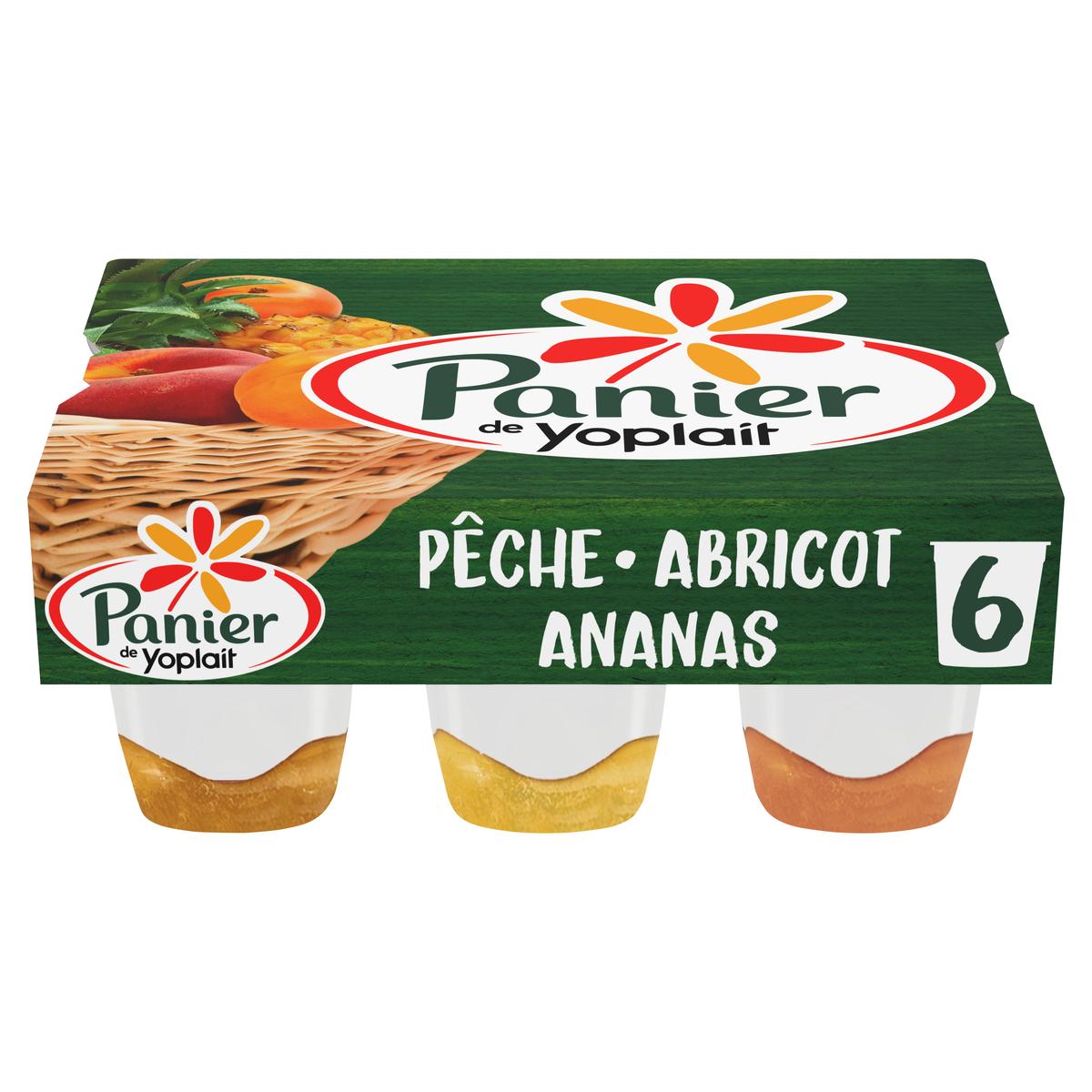 3329770060876 - Panier de Yoplait - Yaourts nature sur lit de fruits jaunes