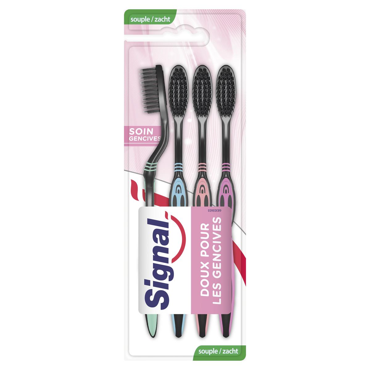 8720181031076 - Signal - Brosse à dents douceur Souple x4