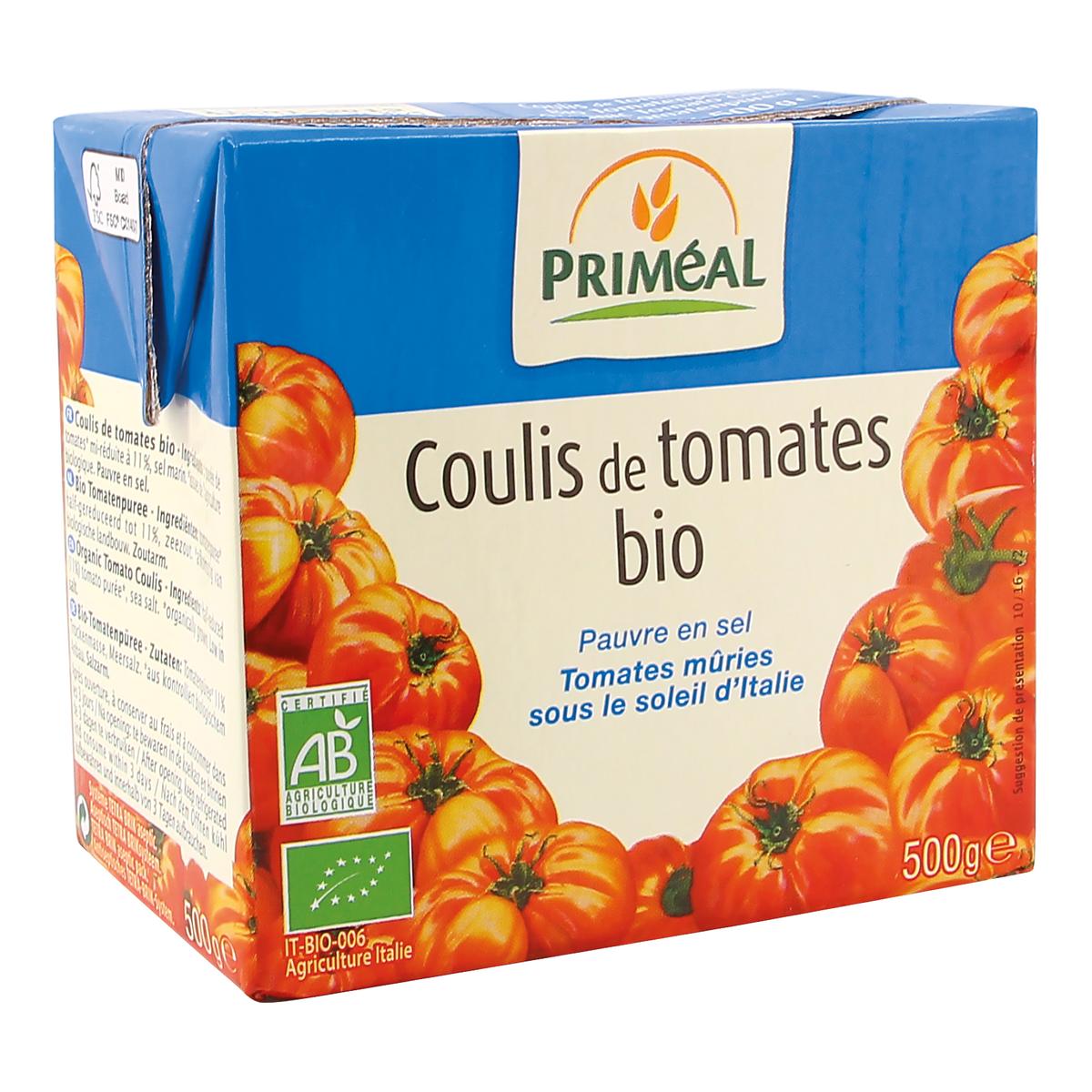 3380380073076 - Priméal - Coulis de Tomates, Bio