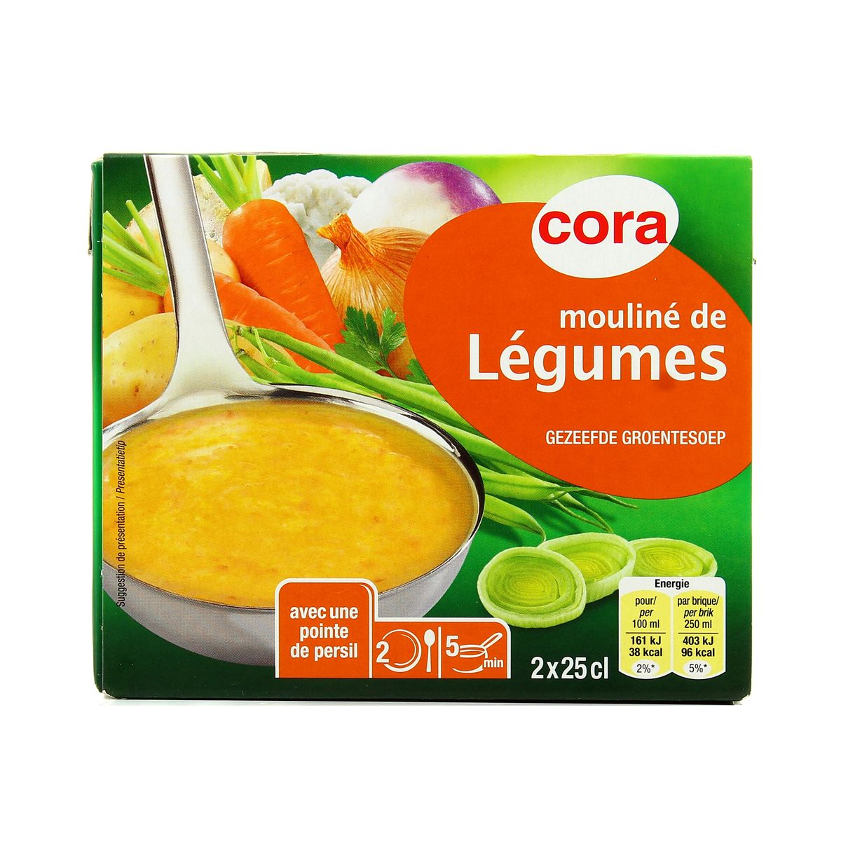 Livraison A Domicile Cora Mouline De Legumes 2x25cl