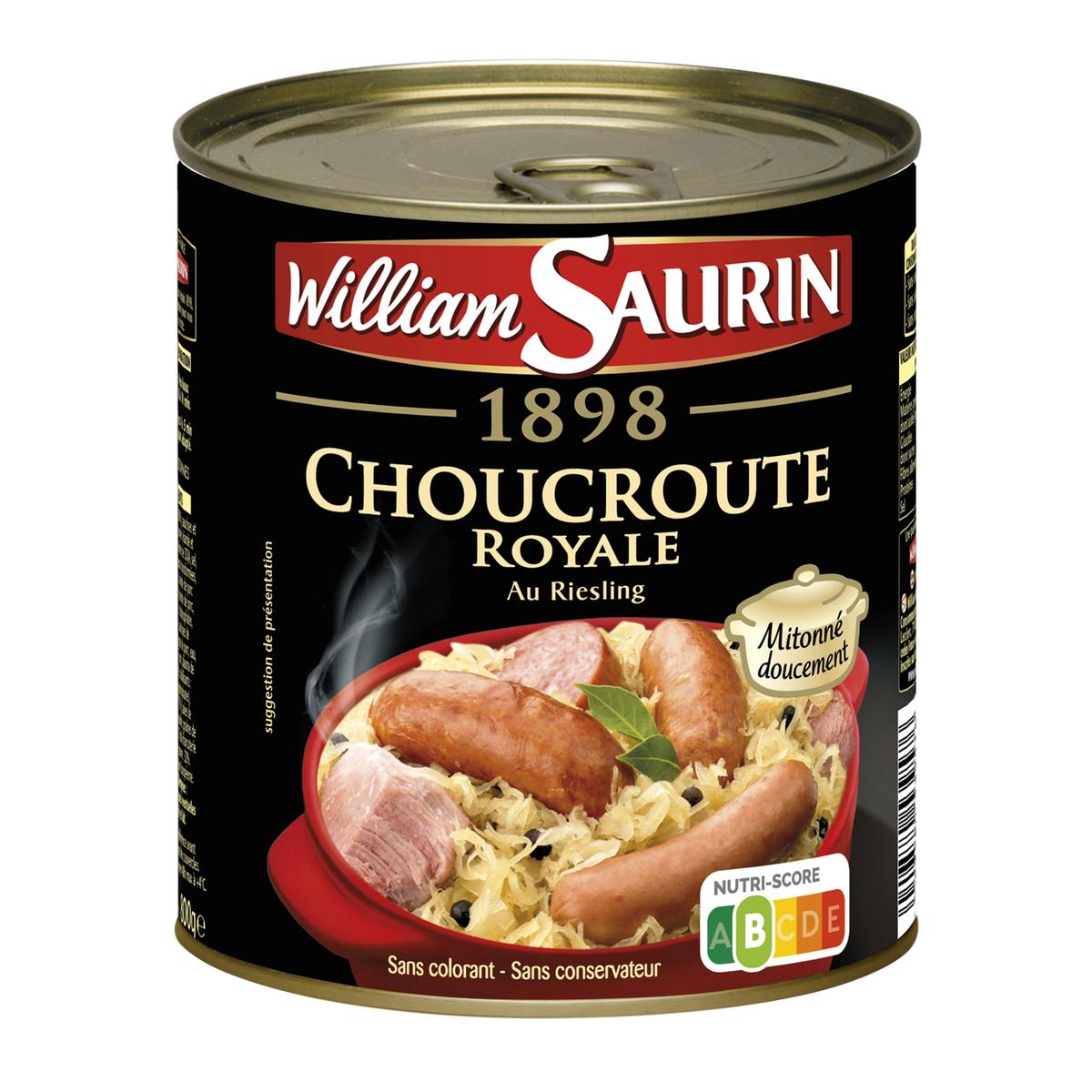 3049580539576 - William Saurin - Choucroute royale au Riesling