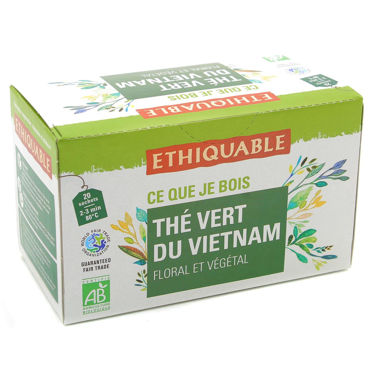 Thé vert Menthe bio du Vietnam issu du Commerce Equitable