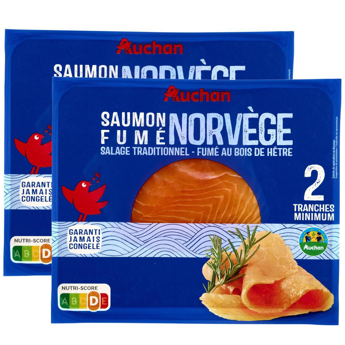 2050000410277 - Auchan - Saumon Fumé de Norvège