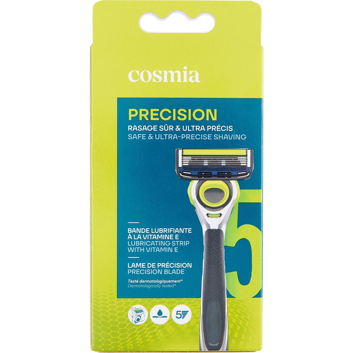3245678130377 - COSMIA MEN - Rasoir 5 lames Flex+
