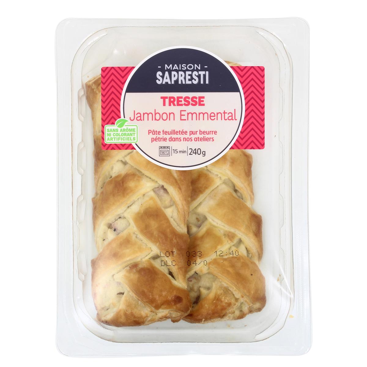 3287390072177 - Sapresti - Tresse Jambon Fromage