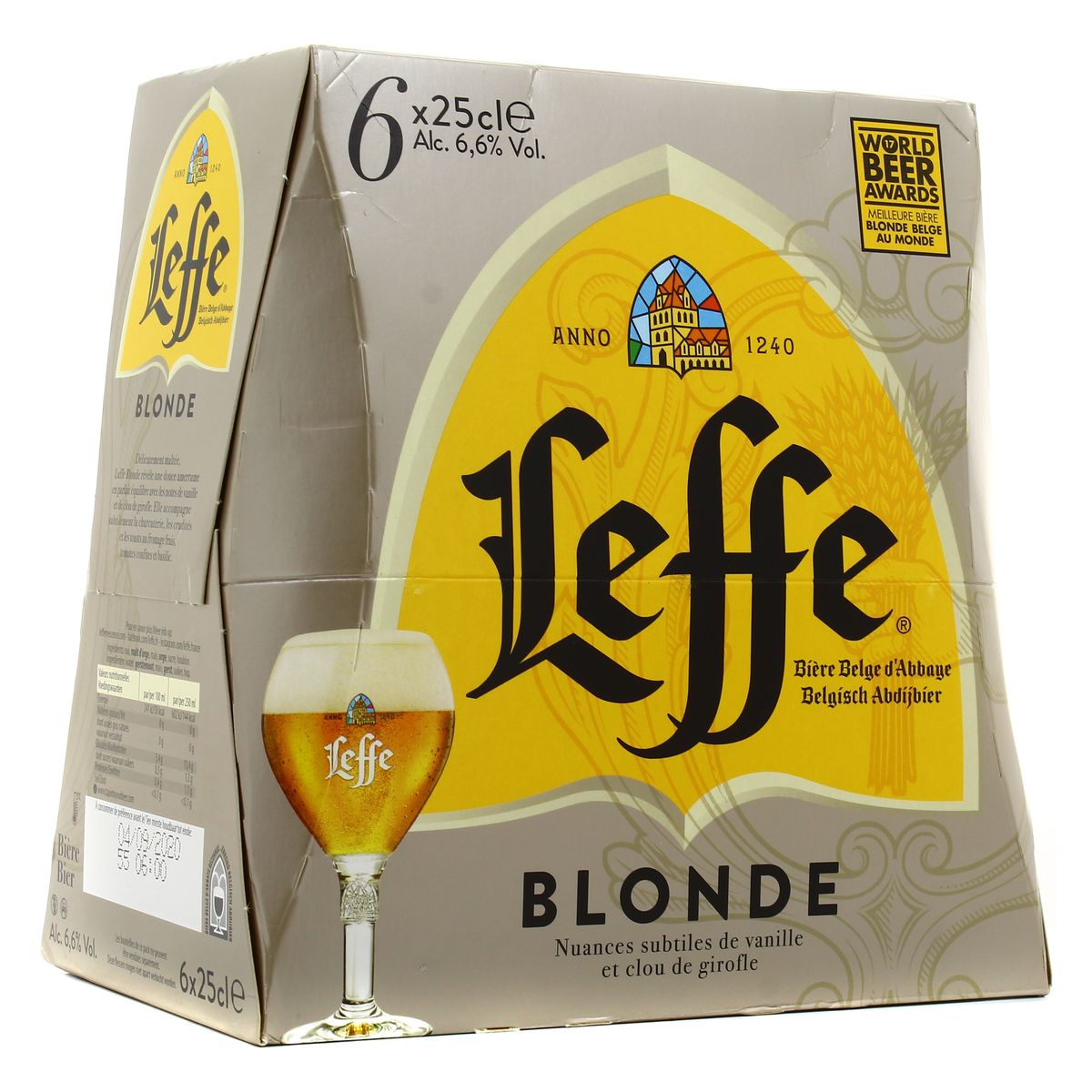 Livraison à domicile Leffe Bière blonde d'abbaye, 50cl