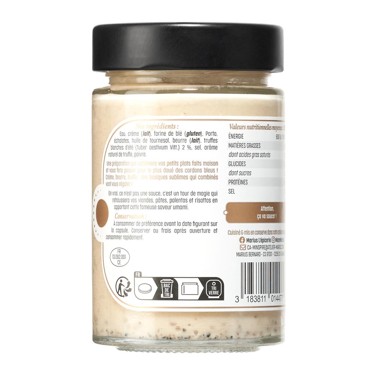 3183811014477 - Marius, L'Épicerie Inspirée - Sauce aux truffes