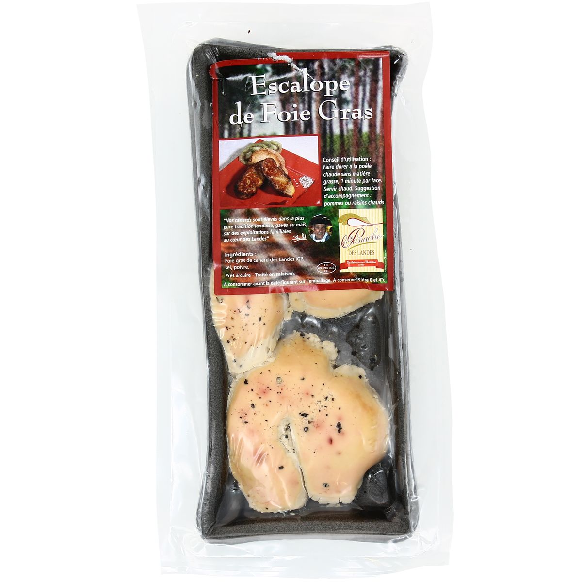 3356650004477 - Panache Des Landes - Escalope de Foie Gras de Canard des Landes IGP à poêler