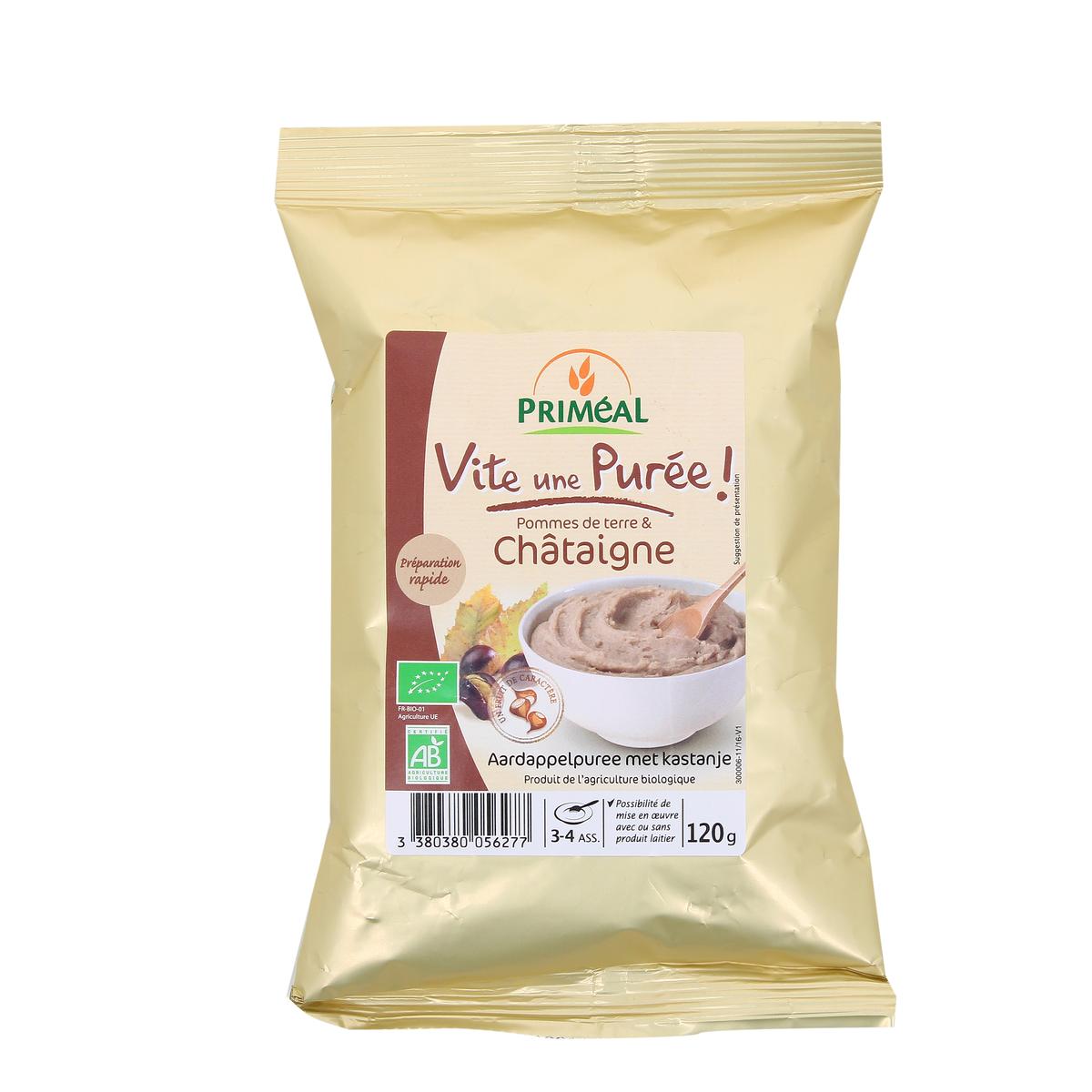 3380380056277 - Priméal - Purée pomme de terre et Châtaigne, Bio