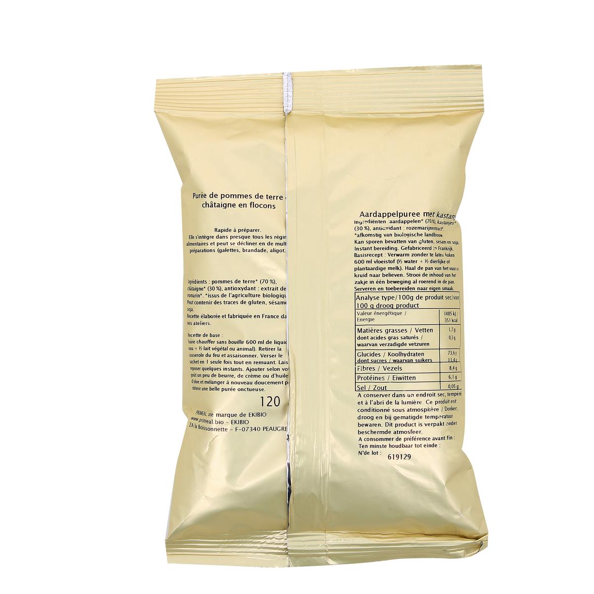 3380380056277 - Priméal - Purée pomme de terre et Châtaigne, Bio