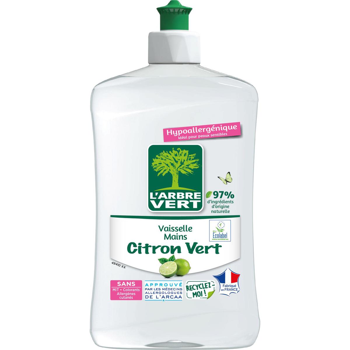 3450601047077 - L'arbre Vert - Liquide vaisselle main Citron vert