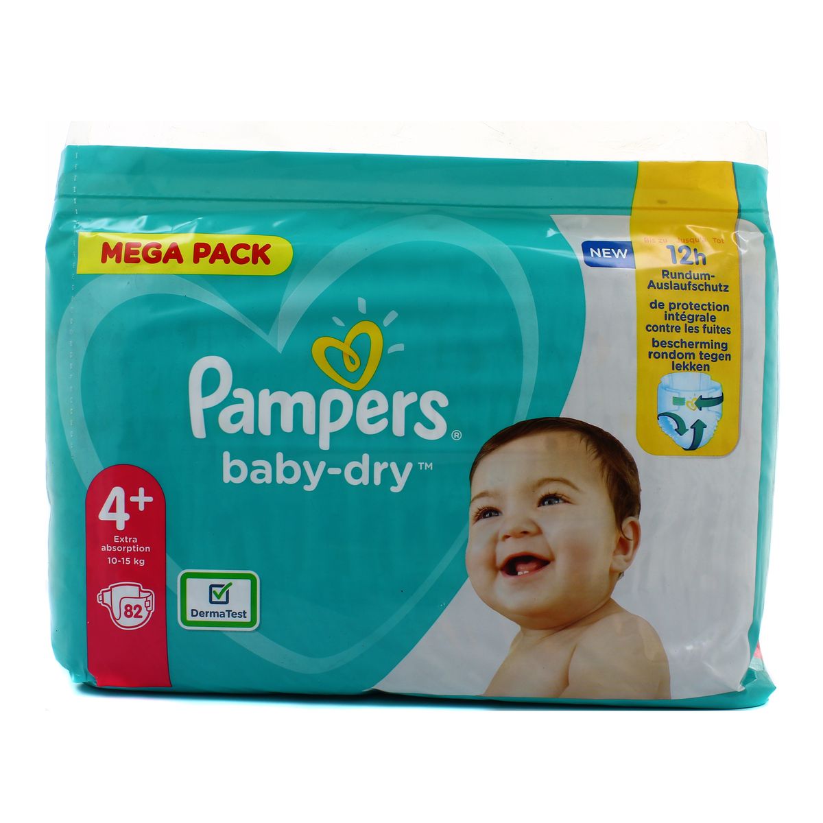 Acheter Pampers Babydry Couches T4 10 15 Kg Mega Pack Couches