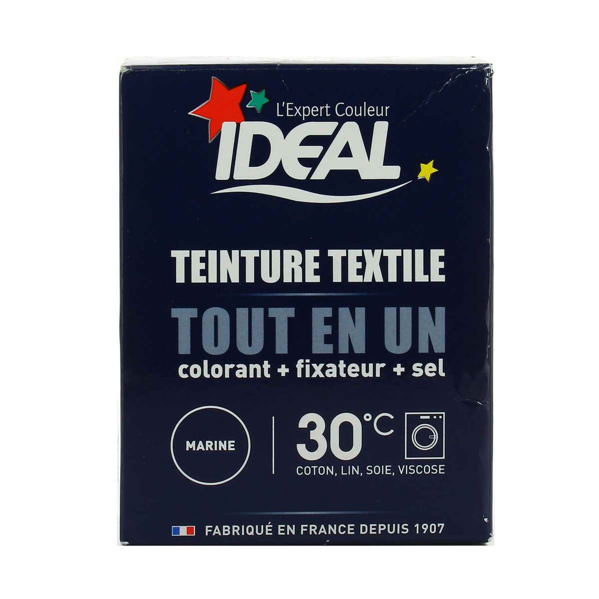Teinture textile Poudre Tout en un : Colorant, fixateur, sel - Ideal