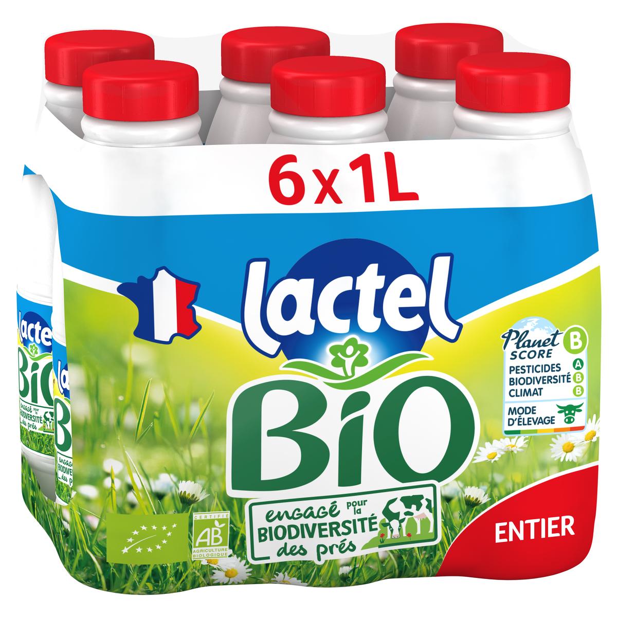 3428272970178 - Lactel - Lait bio entier