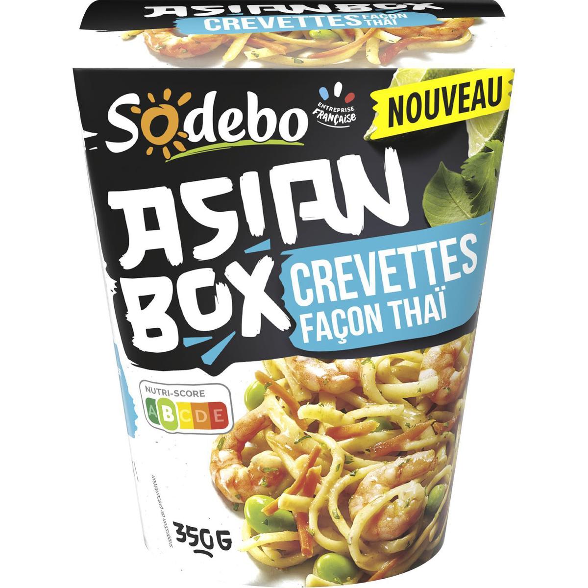 3242271001578 - Sodebo - Asian Box Crevette Façon Thaï