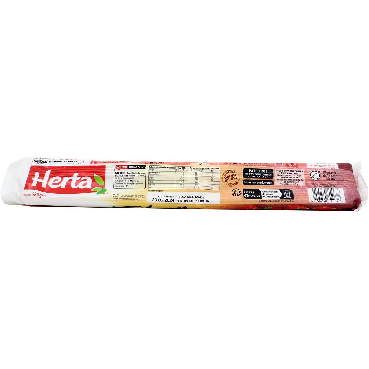 3154230812678 - Herta - Pâte Brisée Pur Beurre Trésor de Grand Mère