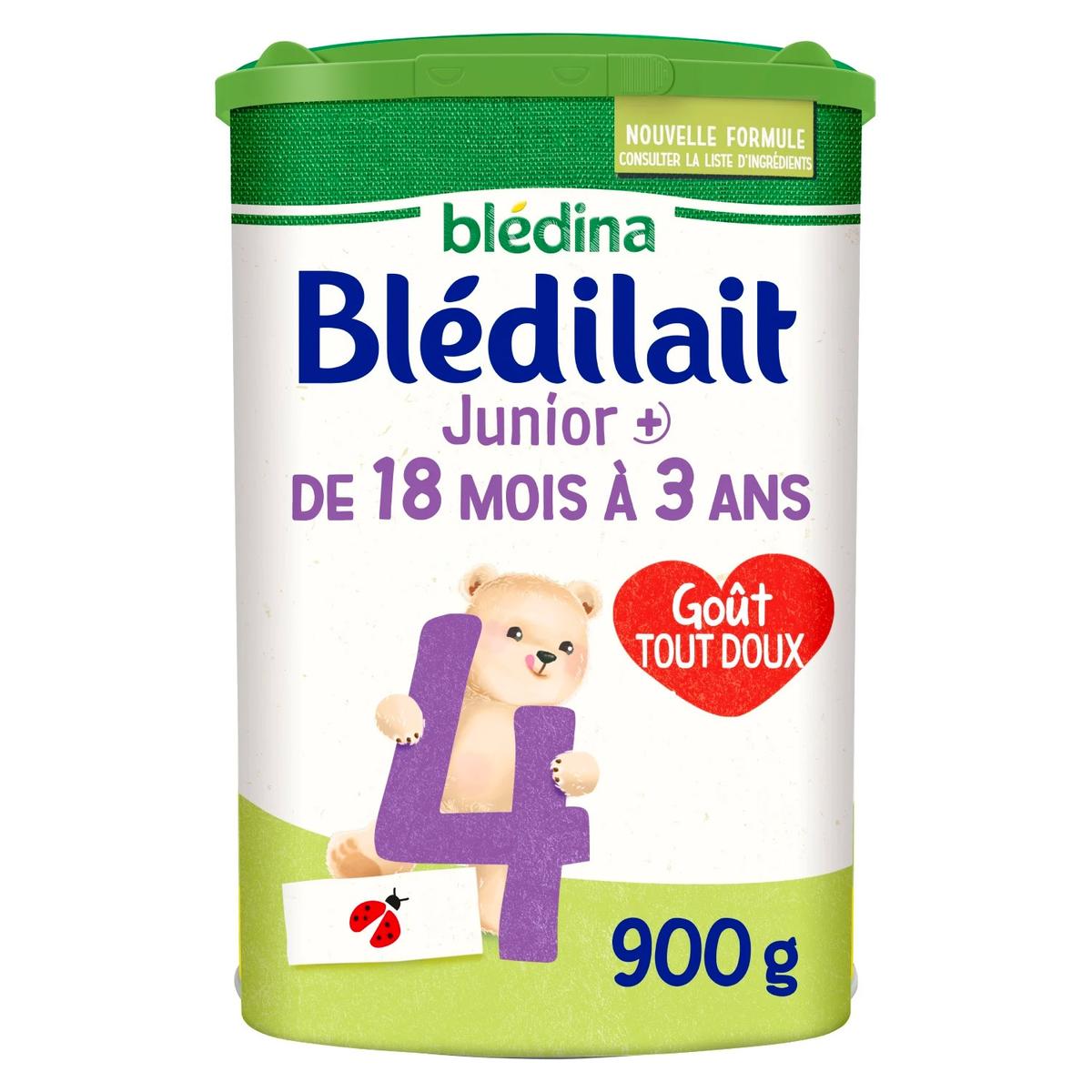 3041091683878 - Blédina - Blédilait - Lait de Croissance Junior 4 en Poudre Bébé Dès 18 Mois