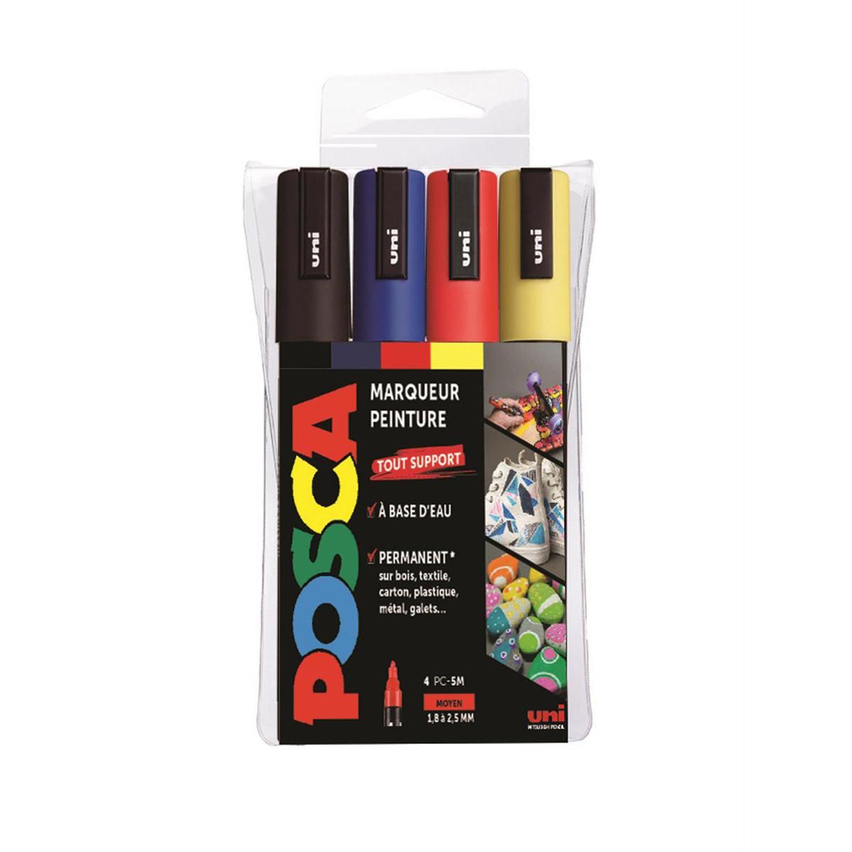 3296280044378 - Uni Posca - Marqueur peinture tout support PC-5M medium 1,8-2,5 mm