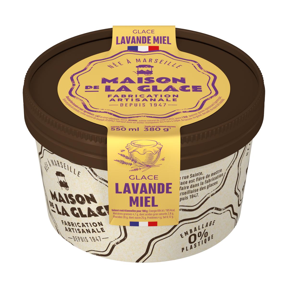 3760124194678 - Maison de la Glace - Glace artisanale Crème Glacée Lavande Miel