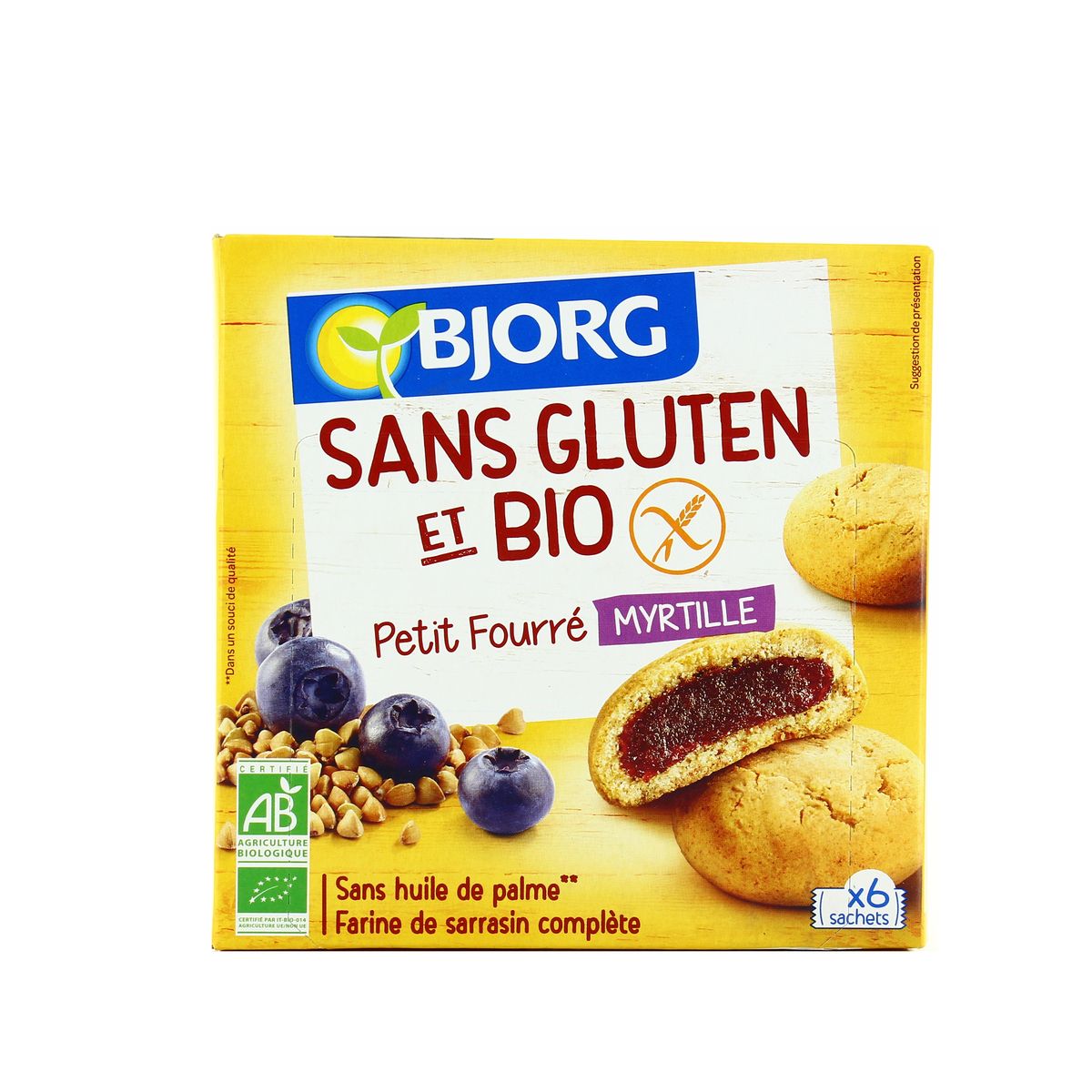Achat Vente Bjorg Petit Fourre Myrtille Bio Et Sans Gluten 180g