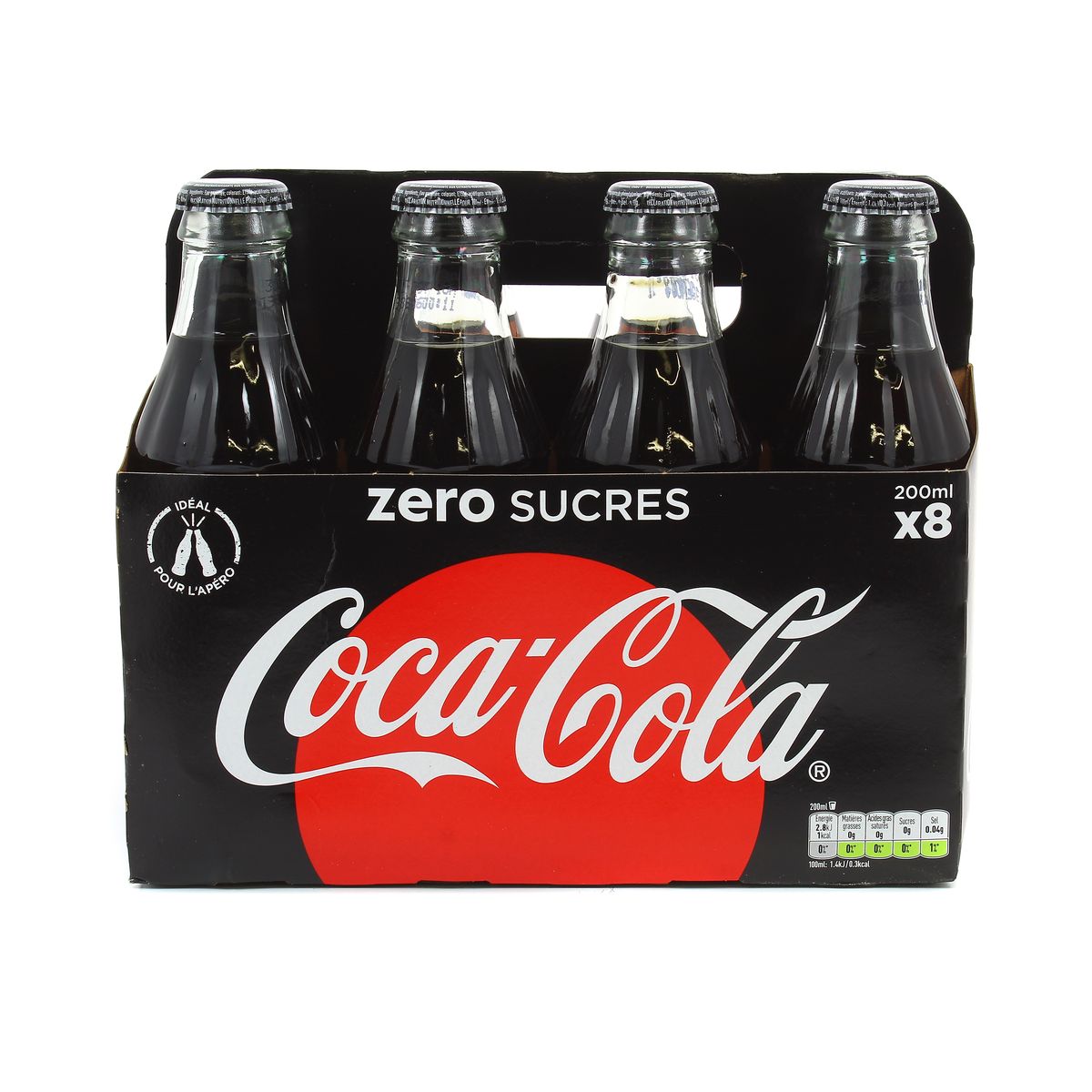 Coca Cola Zero Bouteille En Verre Livraison à domicile Coca-Cola Zéro sucres (bouteille en verre), 8x20cl