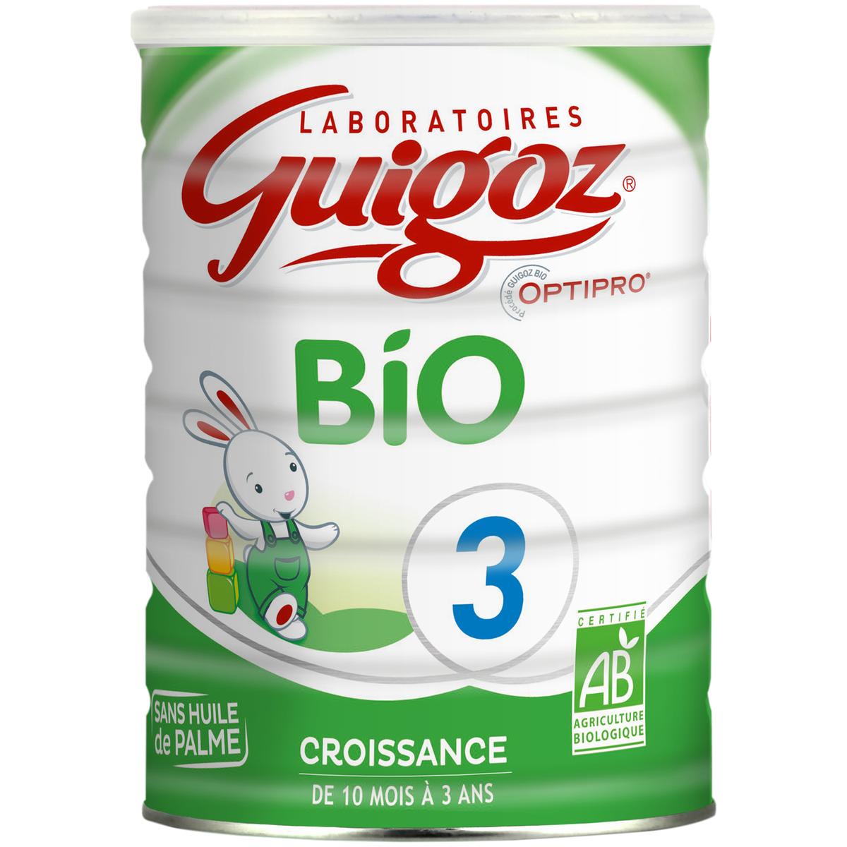 Achat Vente Guigoz Lait De Croissance Bio De 10 Mois A 3 Ans 800g