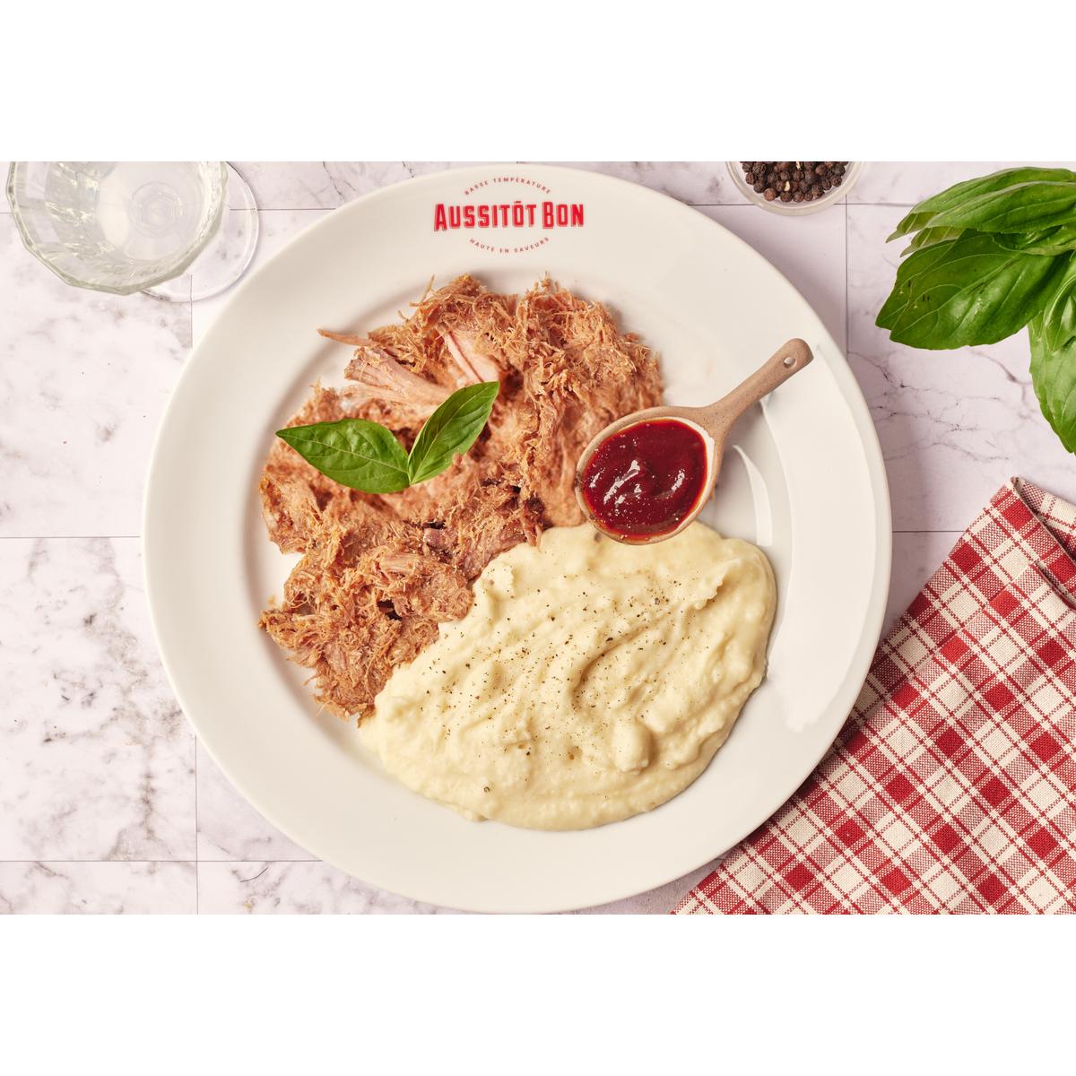 3701565400379 - Aussitôt Bon - Pulled Pork, Ecrasé de Pomme de Terre